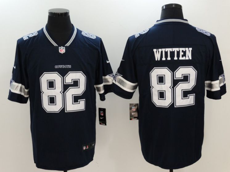 Men Dallas cowboys #82 Witten Blue Nike Vapor Untouchable Limited NFL Jerseys